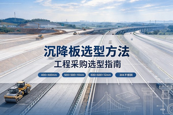 名山沉降板选择方法