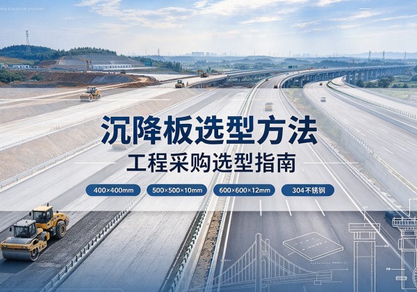 名山沉降板选择方法